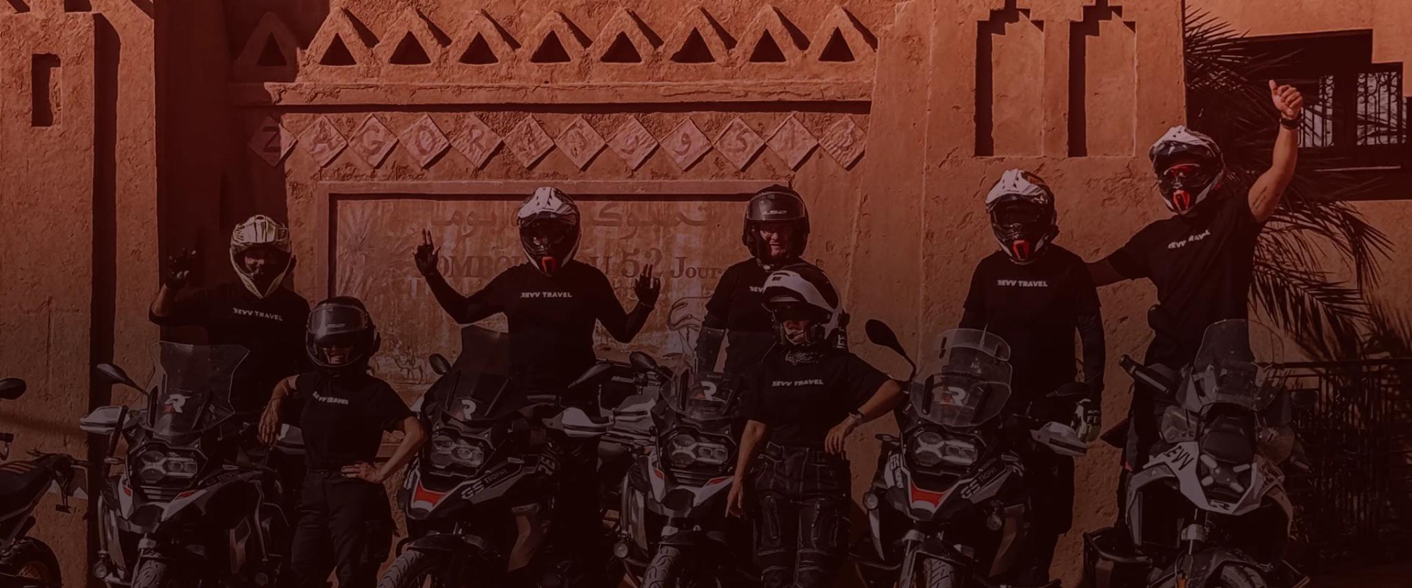 Motorcycle tour group