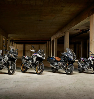 People with motorcycles